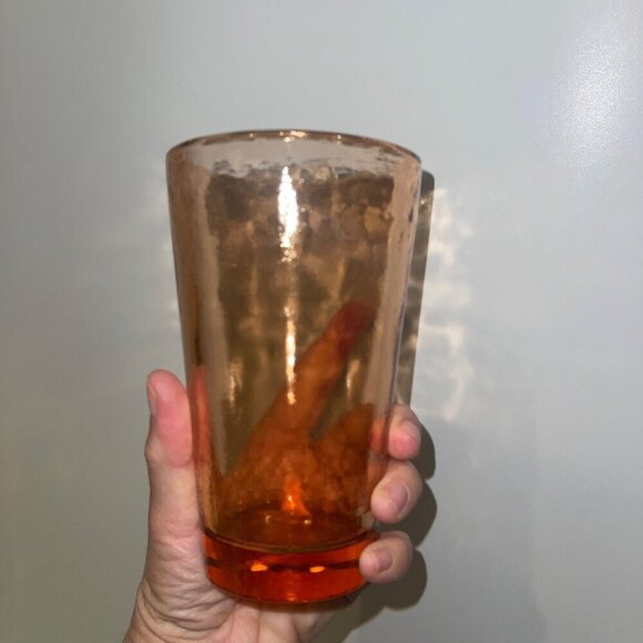 Fire And Light Tumbler Glass Set Of 4 Recycled Copper - Picture 2 of 8